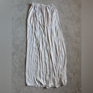 Zara maxi skirt tan
